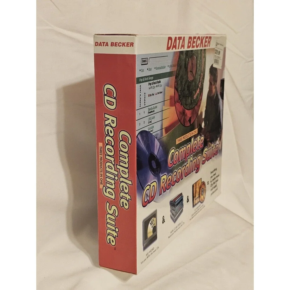 Data Becker Complete CD Recording Suite 3 Products In 1 Create Music CDs